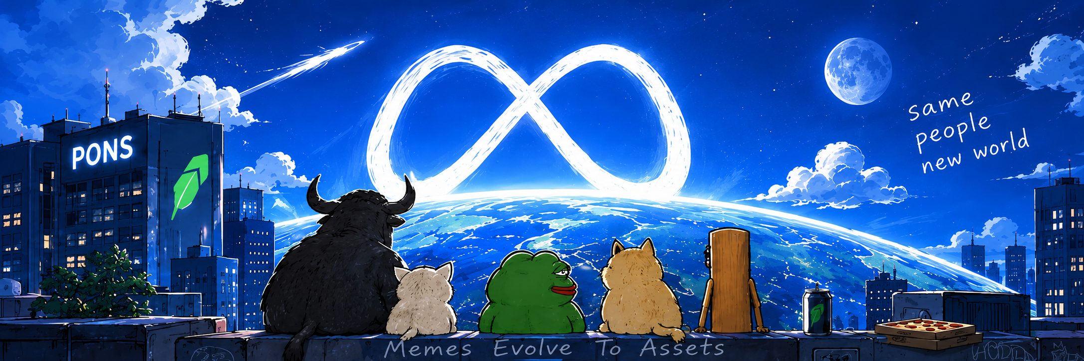 Memes evolve to assets